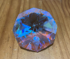 Leaded Crystal Prism 2.5 Inches In Diameter / 4.6 ounces. GREAT CONDITION picture