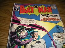 BATMAN SILVER AGE COMIC JOKER COVER #148 JUNE 1962 GD+ picture