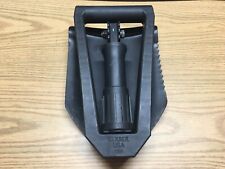US Military GERBER 2000 E-TOOL Entrenching Folding Shovel w/ SERRATED EDGE VGC picture