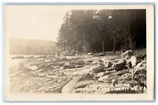 c1910's Marshall Shore George Lake Liberty Maine ME RPPC Photo Antique Postcard picture