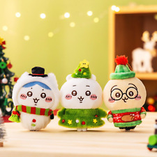 Chiikawa Happy Holiday Plush Doll Mascot Chiikawa Hachiware Usagi Set of 3 Japan picture