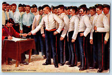 London England Postcard Pay Day 1st Grenadier Guards c1910 Oilette Tuck Art picture