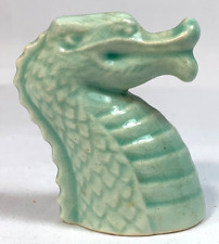 Japanese Dragon Toothpick Holder Lucky Zodiac Animal Celadon As Found picture