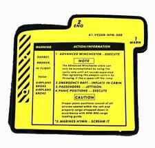 MV-22 Osprey Emergency Procedure PVC Shoulder Patch – With Hook and Loop picture
