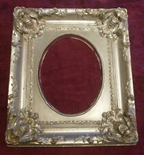 Vtg Rococo Silver Extremely Ornate Lightweight Faux Wood Picture Frame 16