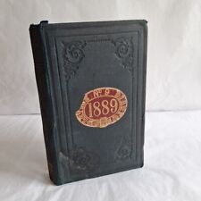 Victorian Handwritten Diary Trumper Family England Social History Letts 1889 picture