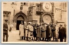 RPPC  Group Photo Prague  Czechia  Real Photo  Postcard  1930 picture