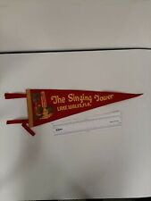 Vintage Felt Pennant The Singing Tower Lake Wales Florida  VG picture