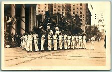 RPPC Woodrow Wilson League of Nations Parade Los Angeles California CA 1919 F10 picture