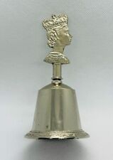 Queen Elizabeth II Silver Bell w/ Clapper Commorative of Her Silver Jubilee 1977 picture
