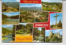 POSTCARD - ZWIESEL Bavaria GERMANY Various views 1975 picture