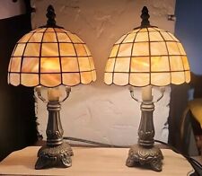 Pair Of Tiffany-style Lamps 13.5