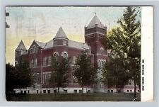 Portland IN-Indiana, High School, c1908 Vintage Postcard picture