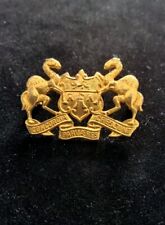 Genuine Vintage Merchant Taylors School CCF Gilding Cap Badge British Military  picture
