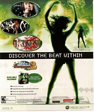 2008 Dance Dance Revolution Universe 2 Video Game Vintage Print Ad Konami picture