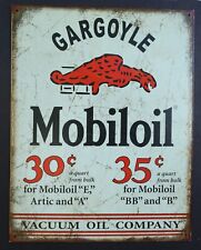 Gargoyle Mobiloil Vacuum Oil Company - Reproduction Advertising Metal Tin Sign picture