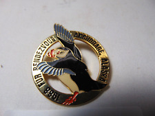1988 ANCHORAGE, ALASKA FUR RENDEZVOUS COLOR COLLECTOR PIN GOLD TONE picture