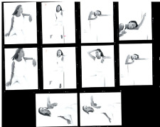 1990s African American Black Women Sexy Amateur Model Contact Sheet Large Photo picture