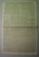1803 paper: PENOBSCOT LIGHTHOUSE Maine - Whitehead; building details NAPOLEON picture