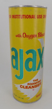 VINTAGE NOS UNOPENED Ajax 21oz Institutional Cleaner in Yellow Tube  picture