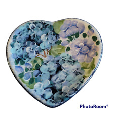 LESAL HOME Lisa Lindberg VonNortwick Heart Shaped Floral Design Trinket Dish picture