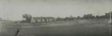 Old West American Frontier Homestead Panoramic Photo Cellulose Nitrate Silver picture
