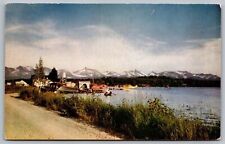 Lake Spenard Alaska Ak Mike Roberts Studios Kodachrome Reproduction Unp Postcard picture