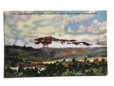 1940 Pikes Peak Mountain Colorado Postcard picture