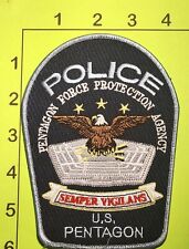 Pentagon Force Protection Vintage Embroidered Sew on Police Shoulder Patch D.C. picture