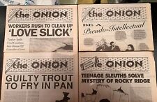 The Onion Vintage Newspaper - 4 Issues From 1993. Champaign Illinois picture