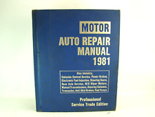 1981 Motor Auto Repair Manual Emission,Brakes,Fuel Injection,Steering,Axle,Trans picture