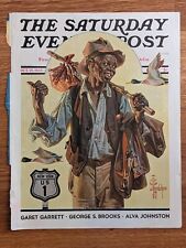 Oct 19 1935 Saturday Evening Post Leyendecker COVER ONLY Lucky Strike ad back picture