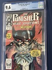 Punisher War Journal #6 CGC 9.6 Newsstand Edition June 1989 Wolverine appearance picture