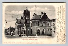 Springfield, MA-Massachusetts, Post Office Building c1906, Vintage Postcard picture