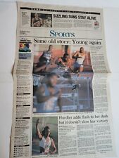 Vintage 90s Newspaper Sports Section Track And Field Championships Barkley Suns picture