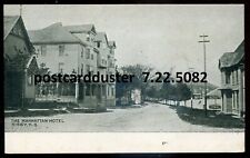 DIGBY Nova Scotia Postcard 1910s Street View Manhattan Hotel by McCoy picture