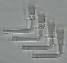 4 PK Curved Glass 14mm 90 Degree Downstem Bong / WaterPipe 4Pk picture