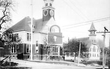 School House & M E Church Hull Massachusetts MA Reprint Postcard picture