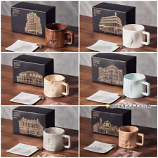 New 2022 China Starbucks Reserve Global Roastery 8oz Cup Coaster Group Gift Box picture