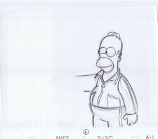 Simpsons Homer 2003 Original Art w/COA Animation Production Pencils SC-227 A-1 picture