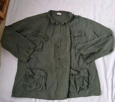 Military Field Shirt Rip Stop Cotton Green Army Slant Pocket Rothco FLAWS picture