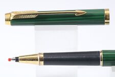 Vintage (c1983) Parker 75 Green Malachite Rollerball Pen, GT (New Refill) picture