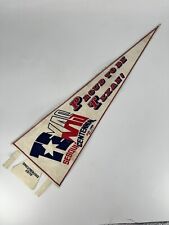 Vintage TEXAS 1836 - 1986 SESQUICENTENNIAL Pennant Proud To Be Texan 25” picture