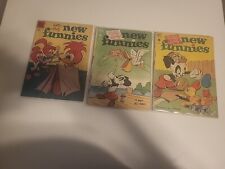 New Funnies Dell Comics Lot Of 3 picture