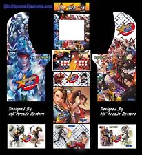 Arcade1Up Capcom Vs SNK Side Art Arcade Cabinet Kit Artwork Graphics Decals picture