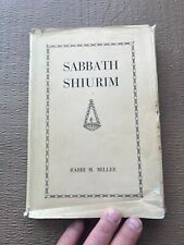 Sabbath Shiurim & Sermons English Jewish book by Rabbi M. Miller picture