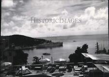 1966 Press Photo Greek Flagship, Queen Anna Maria, Lies at Dock in St. Thomas picture