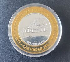 $10 Venetian The Doge's Palace Las Vegas .999 Silver Casino Token picture