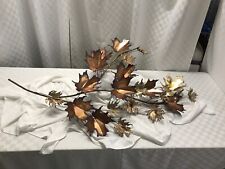 Vintage Rustic Copper Leaves Wall Mounting Retro. picture
