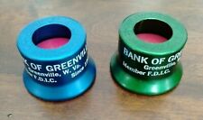 (2) 1970s FIZZ WHIZZ BOTTLE CAP BANK OF GREENVILLE ADVERTISING picture